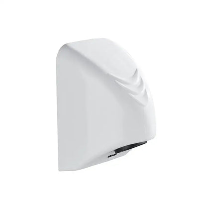 Sleek white and black automatic hand dryer bathroom wall mount