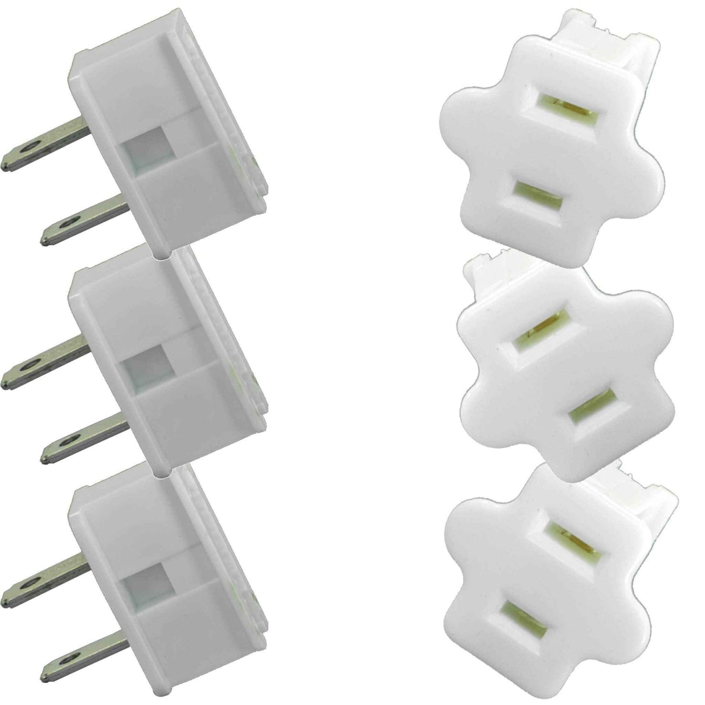 Slide-On Male & Female Zip Plugs
