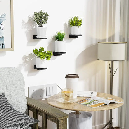 DecorBites™ Small Wood Floating Shelves 4-Pack