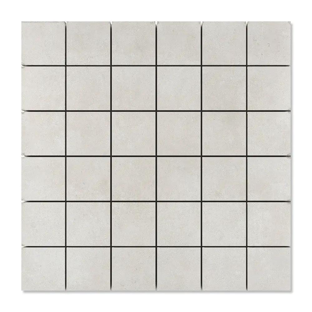 Smoke White 2x2 Porcelain Mosaics 12x12