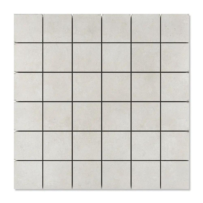 Smoke White 2x2 Porcelain Mosaics 12x12