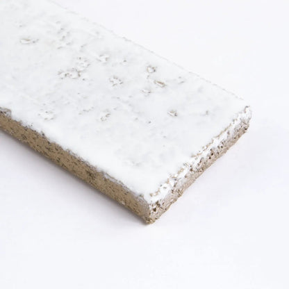 Snow Rustic Ceramic Tiles 2 3/4x9 3/4