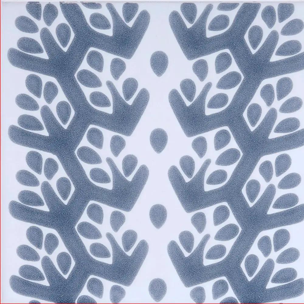 Snow White, Grey Glossy Cecil Stripe Ceramic Tiles 6x6