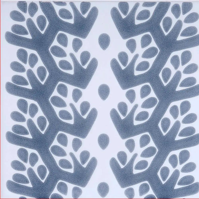 Snow White, Grey Glossy Cecil Stripe Ceramic Tiles 6x6