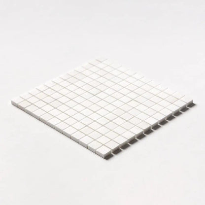Snow White Polished 1x1 Marble Mosaics 12x12