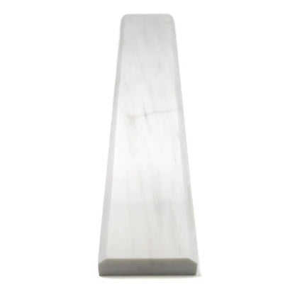 Snow White Polished Marble Corner Shelves 4x36