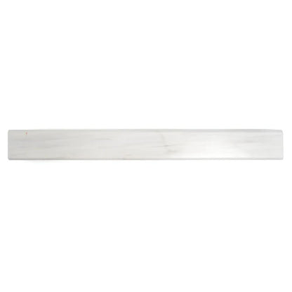 Snow White Polished Marble Corner Shelves 4x36