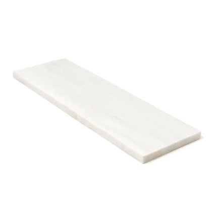 Snow White Polished Marble Tiles 4x12