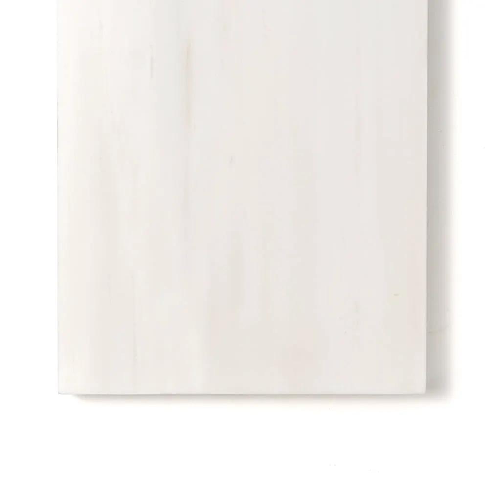 Snow White Polished Marble Tiles 4x12