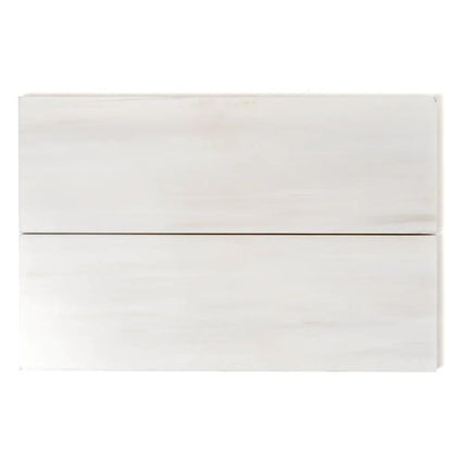 Snow White Polished Marble Tiles 4x12