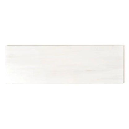 Snow White Polished Marble Tiles 4x12