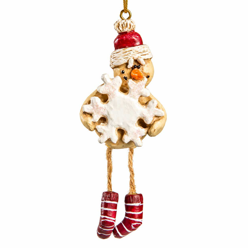 Snowman With Snowflake Ornament | Bert Anderson Collection
