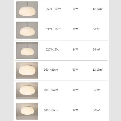 Soft cream apple paper pendant light bedroom cloud lantern
