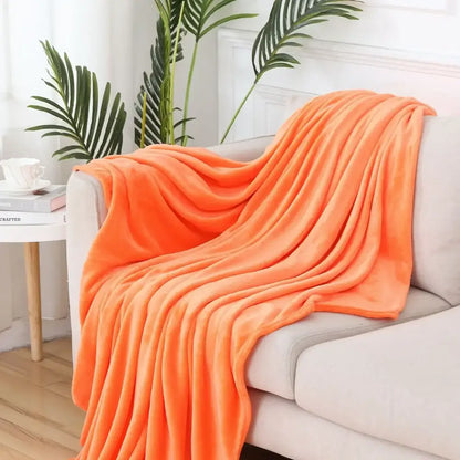 Soft gray cozy flannel warm blanket bedroom plush shawl