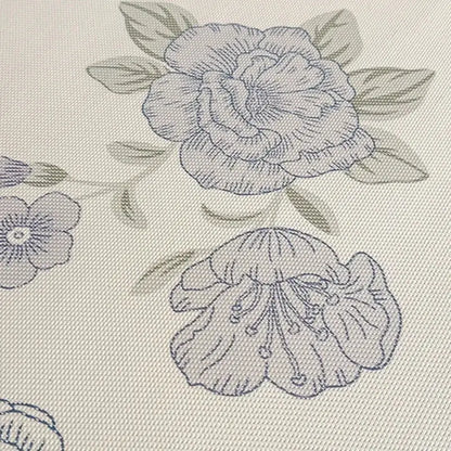 Soft gray floral antibacterial pattern mat set bedroom mattress