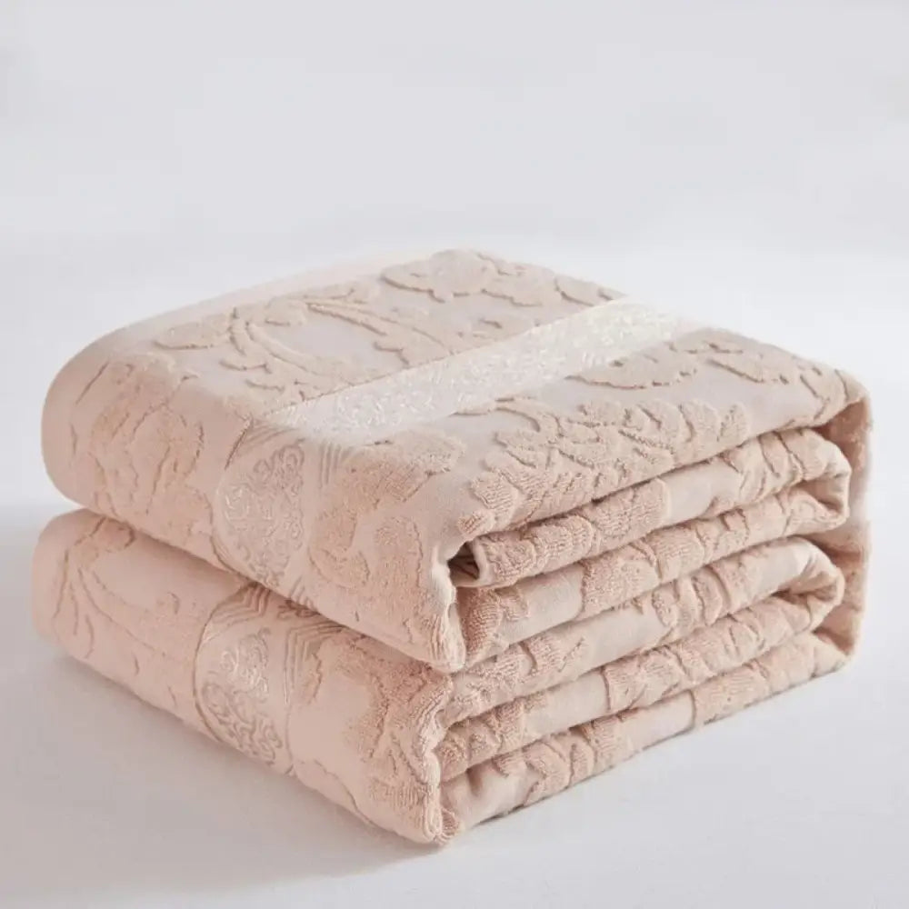 Soft pastel cotton jacquard towel blanket bedroom sofa cover