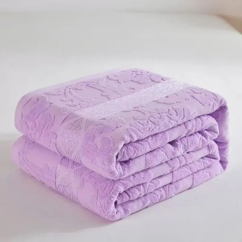 Soft pastel cotton jacquard towel blanket bedroom sofa cover