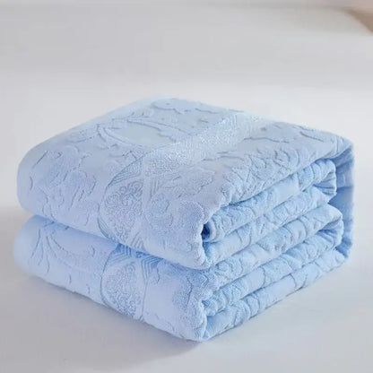 Soft pastel cotton jacquard towel blanket bedroom sofa cover