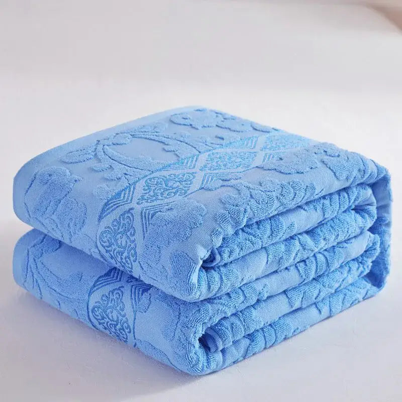 Soft pastel cotton jacquard towel blanket bedroom sofa cover
