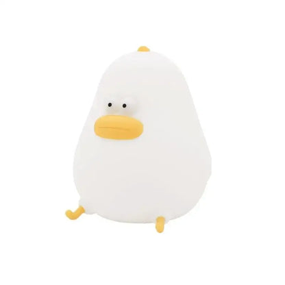Soft yellow silicone fat chicken night light bedroom led gift