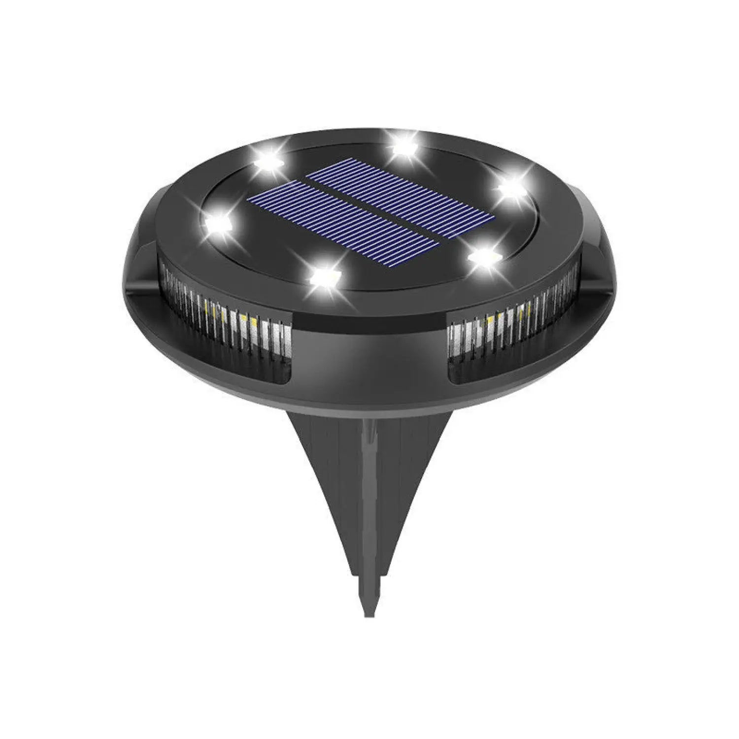 Solar Ground Lights with Bright LEDs for Garden and Pathways