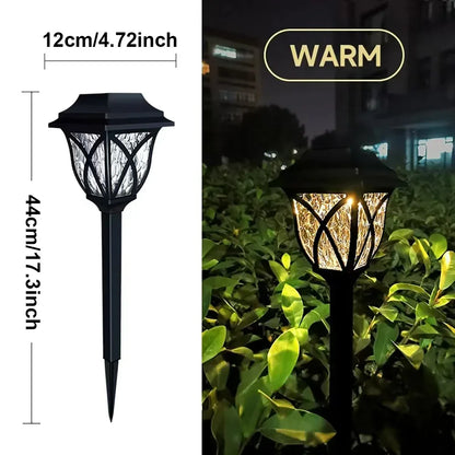 DecorBites™ Solar Lawn Lights Set for Outdoor Garden
