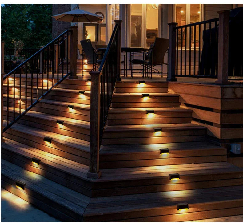 DecorBites™ Solar LED Outdoor Stair Lights Set
