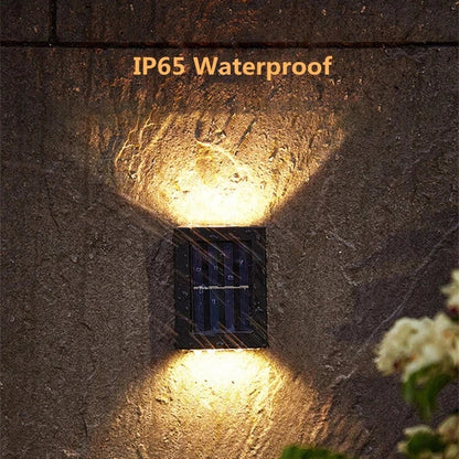 DecorBites™ Solar LED Outdoor Wall Light