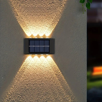 DecorBites™ Solar LED Outdoor Wall Lights for Garden & Patio