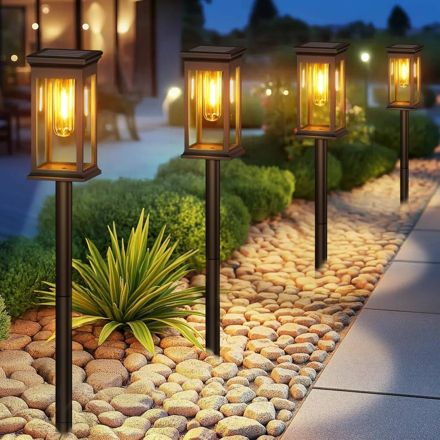 DecorBites™ Solar Lights Pack, Super Bright 12Hrs