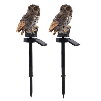 DecorBites™ Solar Owl Garden Light - Decorative, Waterproof LED