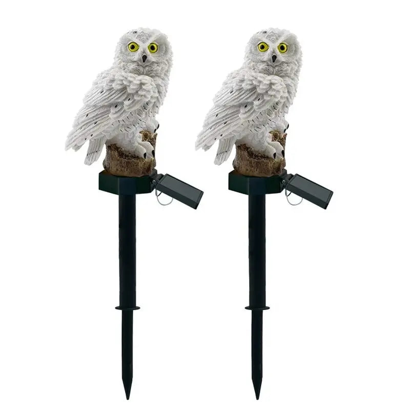 DecorBites™ Solar Owl Garden Light - Decorative, Waterproof LED