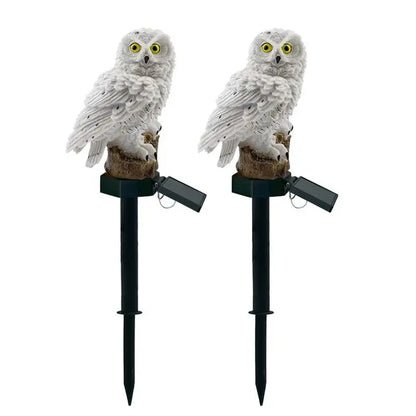 DecorBites™ Solar Owl Garden Light - Decorative, Waterproof LED