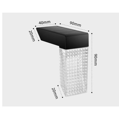 Solar Path Lights with LED & Waterproof for Stairs, Deck, Fence & Garden