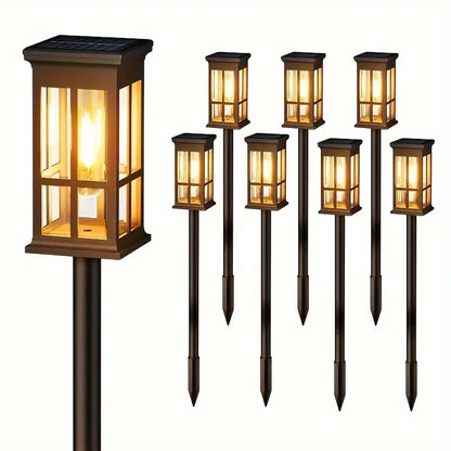 DecorBites™ Solar Pathway Lights - Bright Outdoor Lights