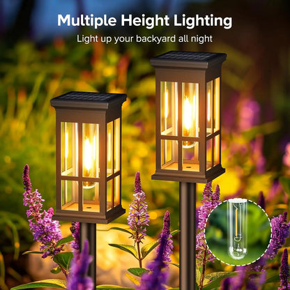 DecorBites™ Solar Pathway Lights - Bright Outdoor Lights