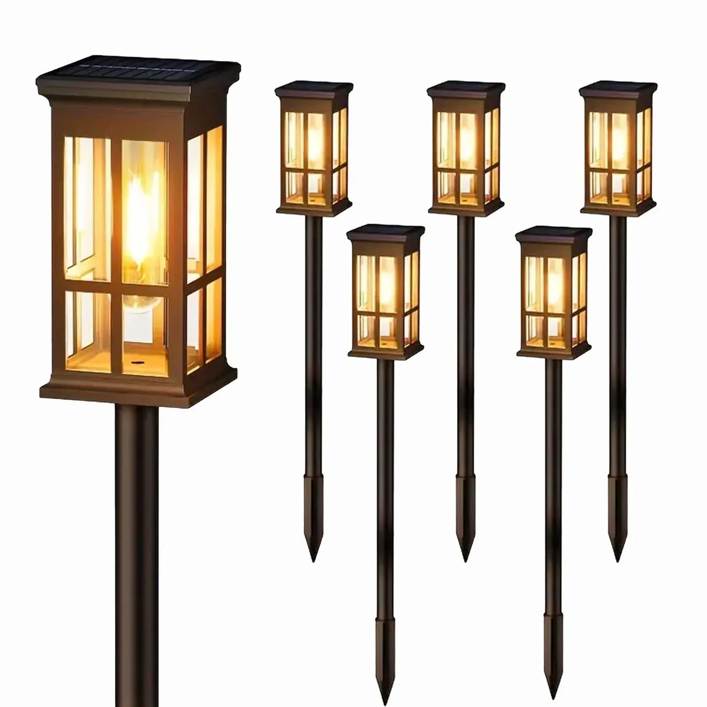 DecorBites™ Solar Pathway Lights - Bright Outdoor Lights