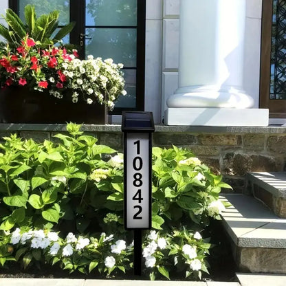 DecorBites™ Solar Powered LED House Number Light
