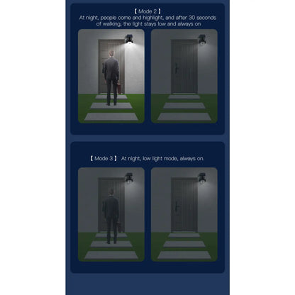 Solar Wall Lights for Outside with Waterproof & Motion Sensor