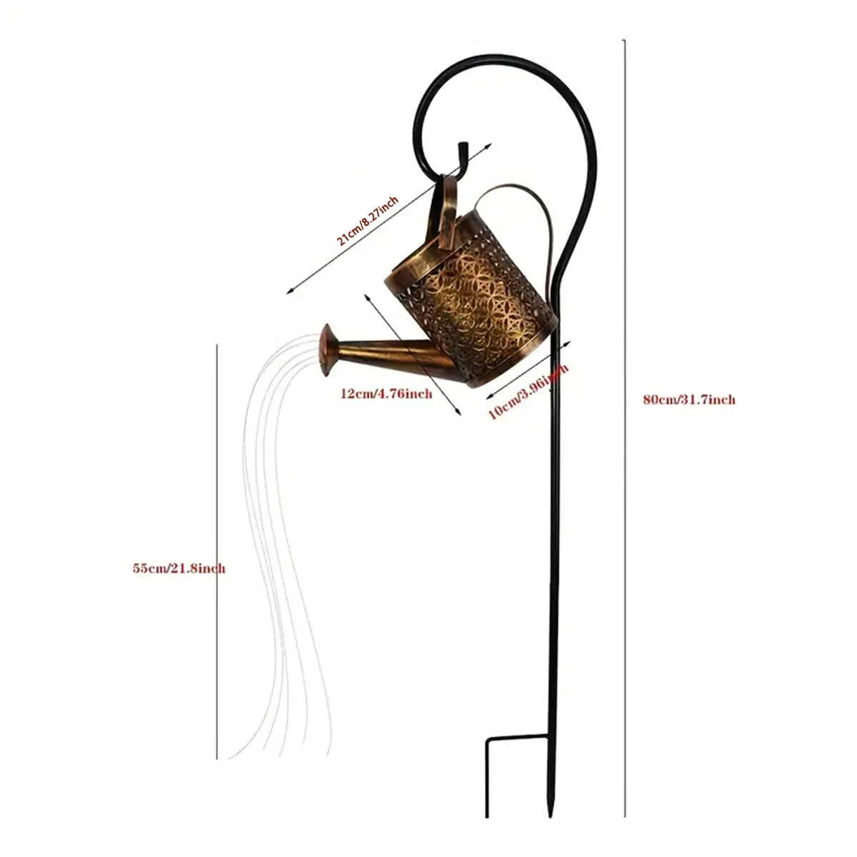 DecorBites™ Solar Watering Can Light - Outdoor Decor