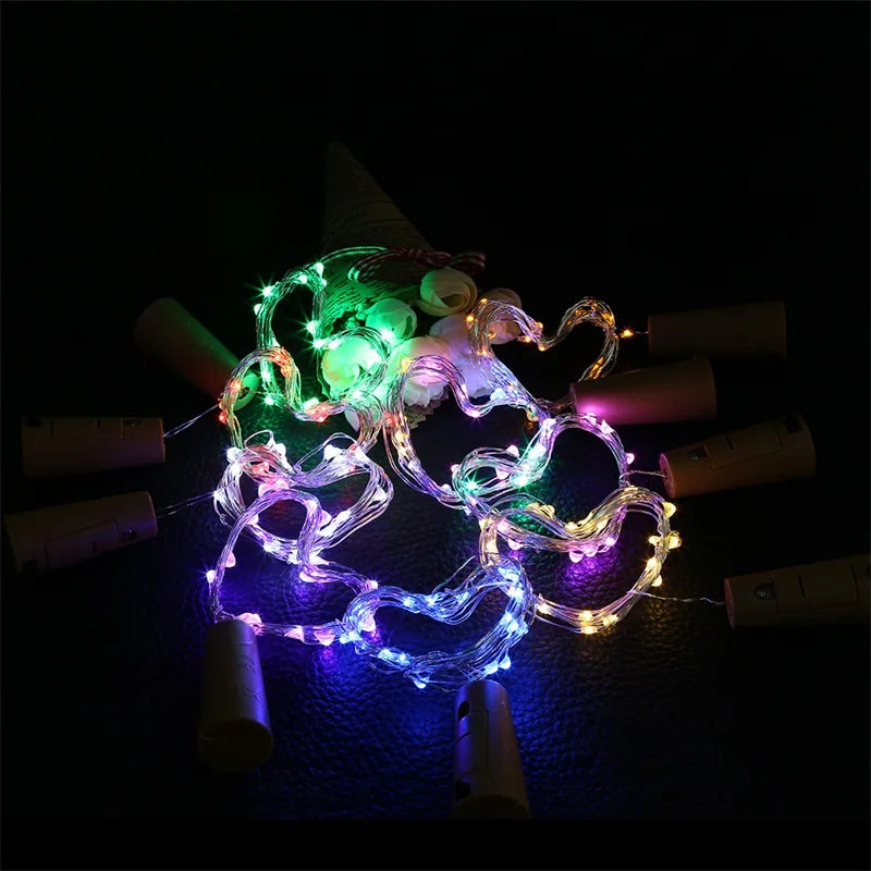 DecorBites™ Solar Wine Bottle Fairy Lights - Home Decoration
