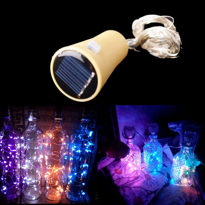 DecorBites™ Solar Wine Bottle Fairy Lights - Home Decoration
