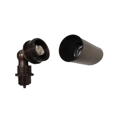 Outdoor Spotlight with Removable Angled Shroud Body