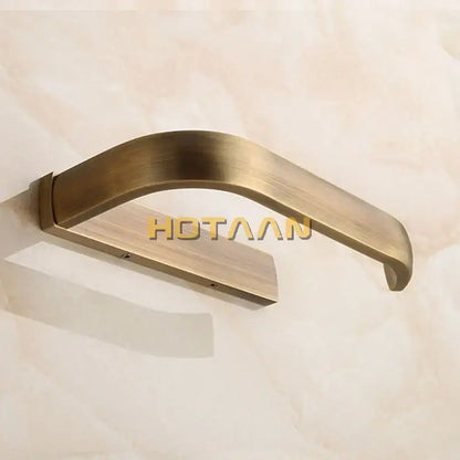 Solid brass finish toilet paper holder bathroom accessory