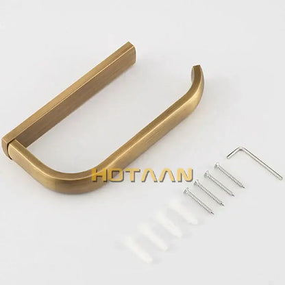 Solid brass finish toilet paper holder bathroom accessory
