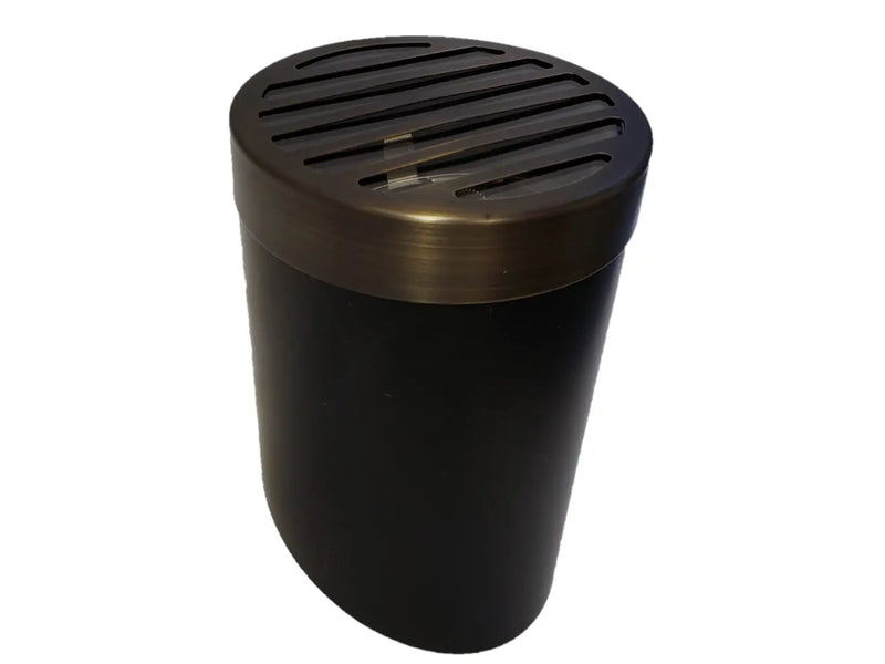 Solid Brass Louvered PAR36 In-ground Well Light Cover Kit