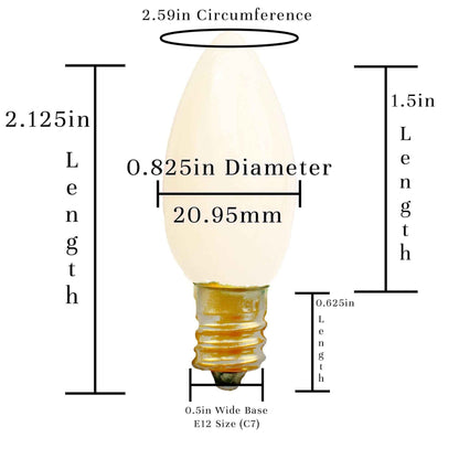 Solid White Light Bulbs