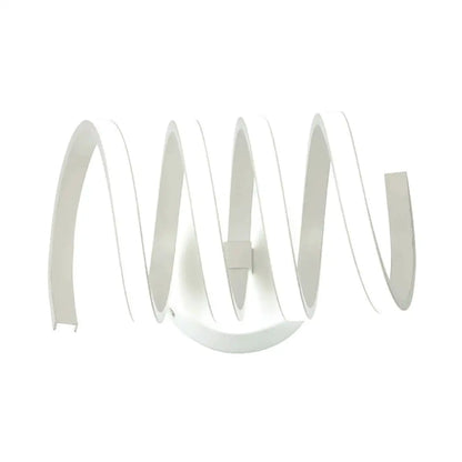 DecorBites™ Spiral Acrylic LED Wall Sconce - Modern Single Light in Warm/White/Natural Light
