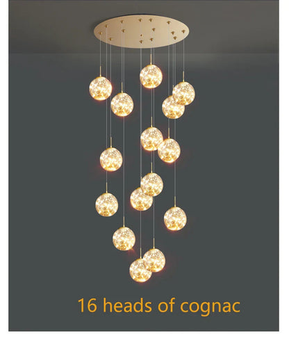 DecorBites™ Spiral Crystal Ball Chandelier Light - Free Shipping
