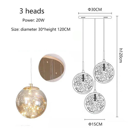 DecorBites™ Spiral Crystal Ball Chandelier Light - Free Shipping